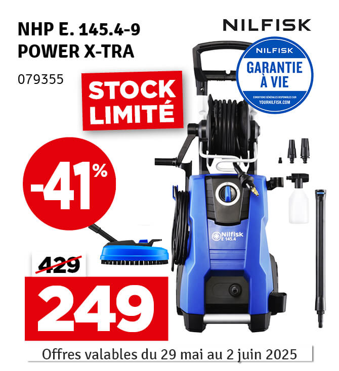 Nettoyeur haute pression 145.4-9 Power X-TRA 145 bar NILFISK